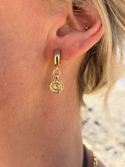 Boho Spiral Earrings