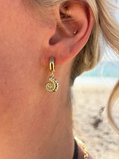 Ammonite Earrings