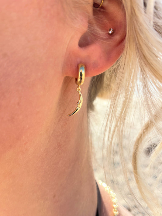 Crescent Moon Earrings