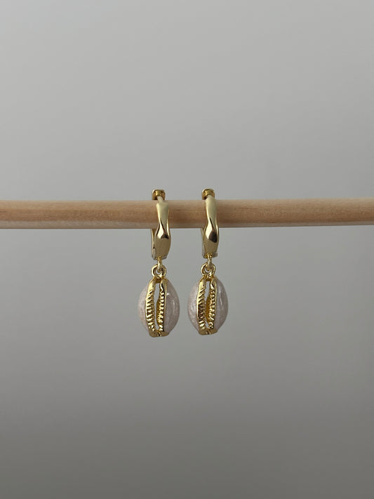 Cowrie Shell Huggies