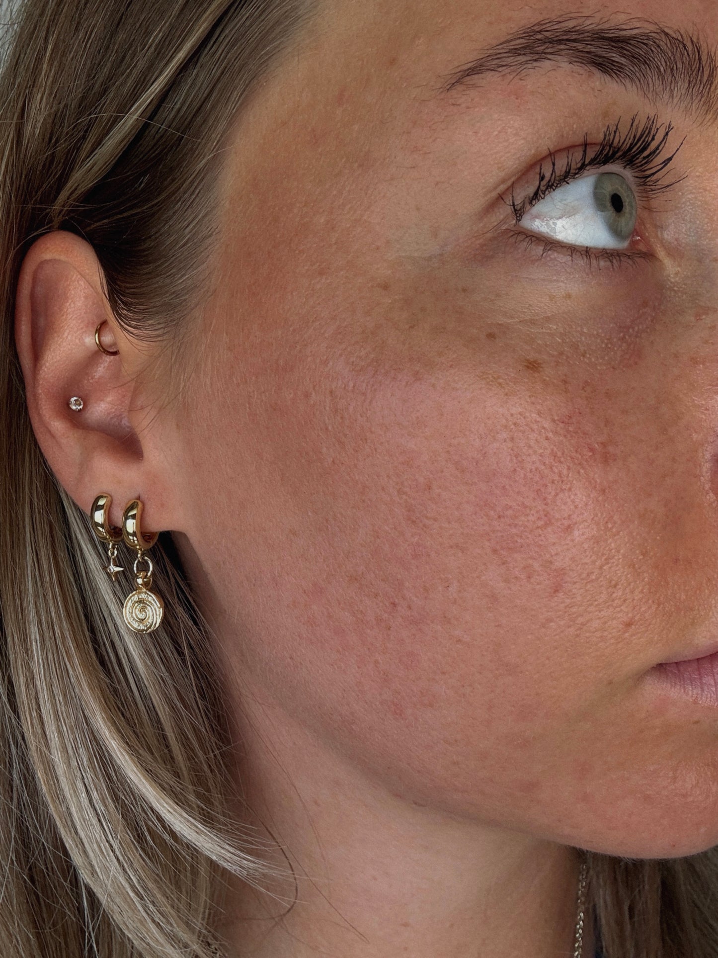 Boho Spiral Huggies